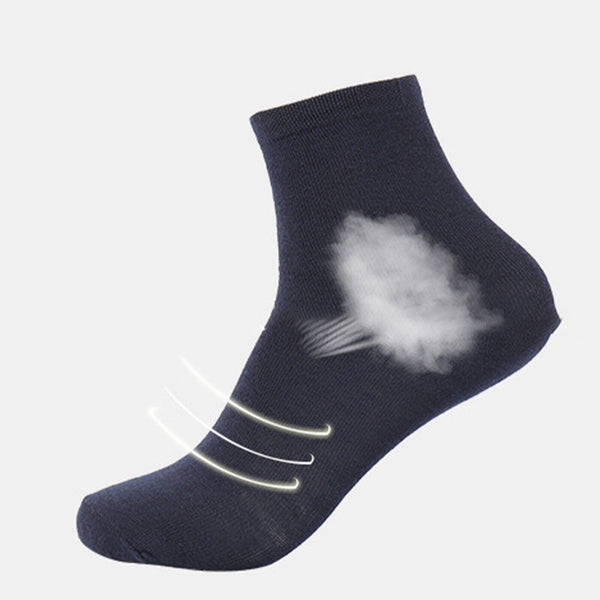 Bamboo Socks Quarter Heavy Duty Work Socks Summer Work Black Socks Thick 12 pair