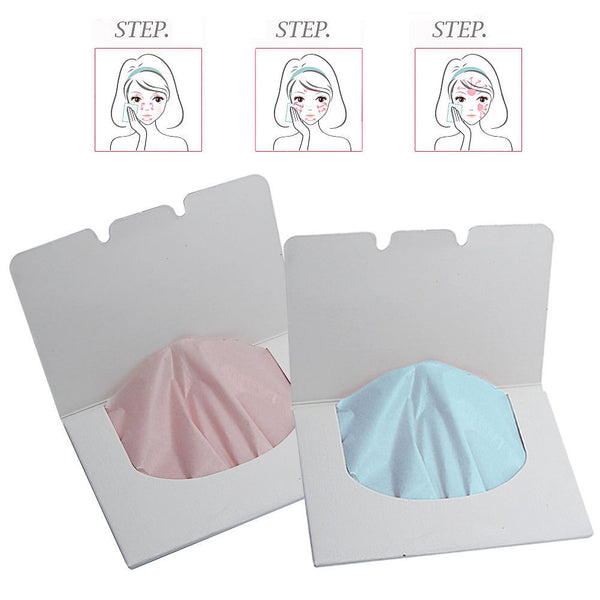 100Sheets Oil Control Make Up Facial Clean Paper Face Oil-Absorbing Blotting
