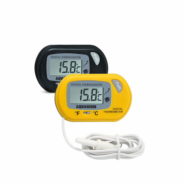 Reptile Aquarium Digital Thermometer Marine Fish Tank LCD Terrarium Frog Gauge