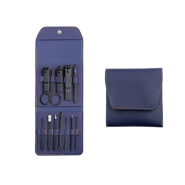 12/18PCS Manicure Pedicure Kit Set Stainless Steel Nail Grooming Clippers Tools