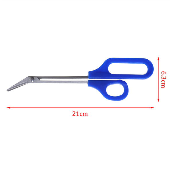 Easy Grip Toenail Scissors Clippers Long Reach Toe Nail Trimmer Cuticle Cutter