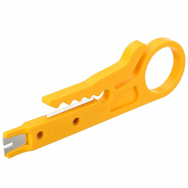 10 x Plastic Strip Data Cable Wire Punch Down Cutter Stripper Manual Pliers Tool