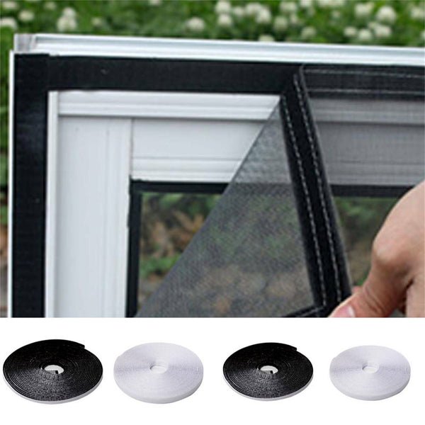 2 sets Insect Window Netting Screen Cover Fly Mosquito Mesh Kit Curtain Wasp AU