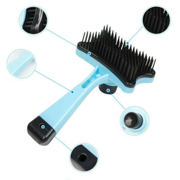 Grooming Brush For Dog Cat Deshedding Tool Rake Comb Fur Remover Reduce Pet Hair