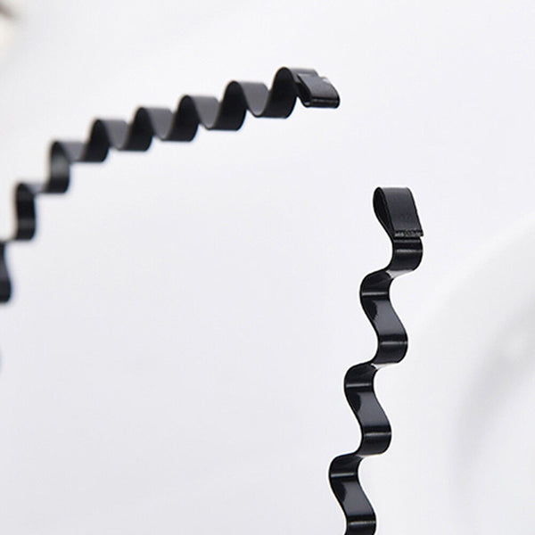 10pcs Fashion Men Women Girls Sports Metal Wave HOOP Headband Hair Band Unisex