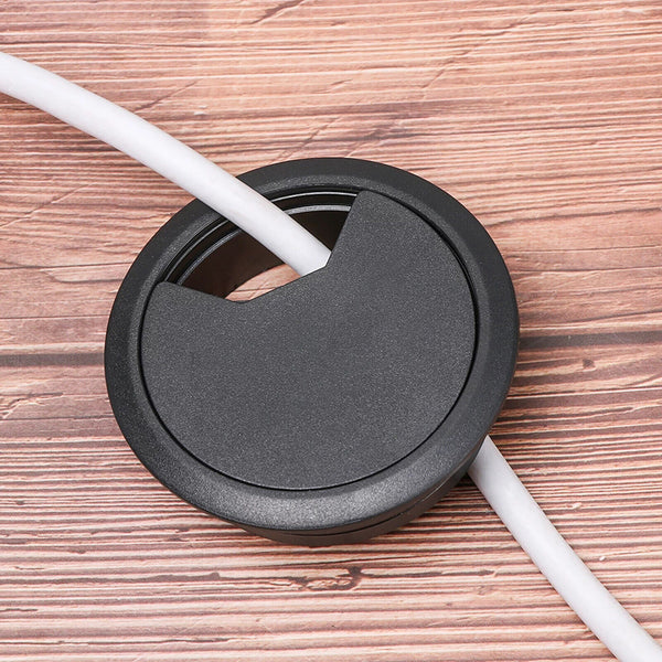 12pcs Computer Desk Table Grommet Cable Tidy Surface Port Wire Hole Cover 50mm