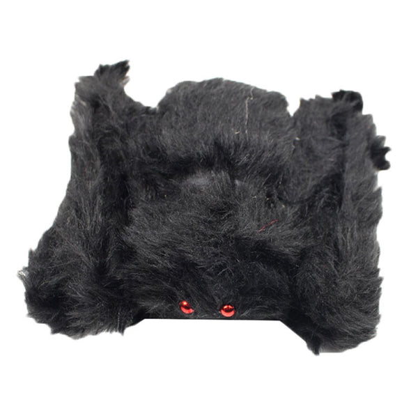 4Pcs Black Giant Spider Halloween Decoration Haunted House Prop Indoor Outdoor A - Lets Party