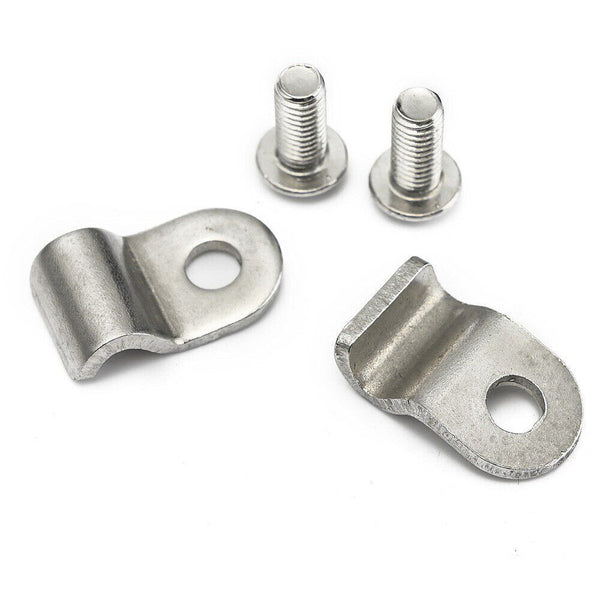 Set Of 24 Single Brake Line Mounting Clamps 3/16 Stainless Steel AU New