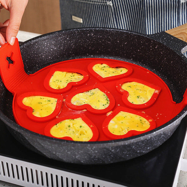 Breakfast Maker Flip Cooker Silicone Non Stick Fantastic Egg Pancake Omelet RiXD