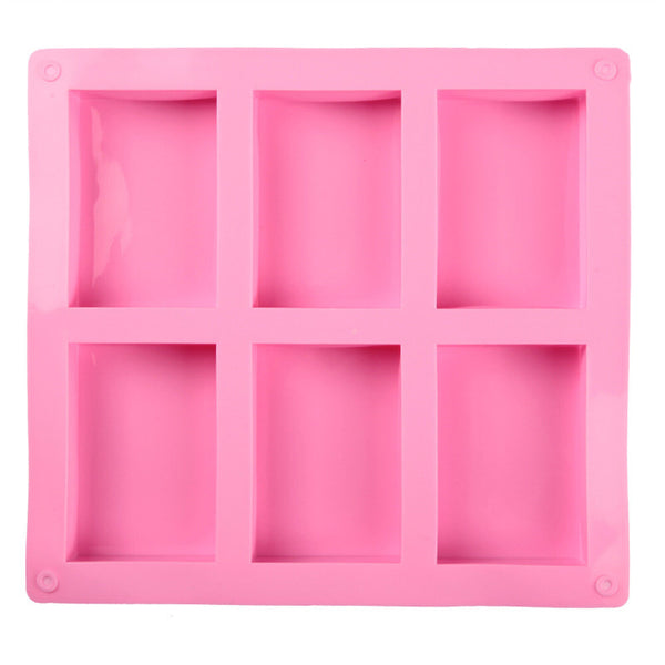 Silicone Soap Mould DIY Handmade Soap Making Rectangle Shape Molds AU