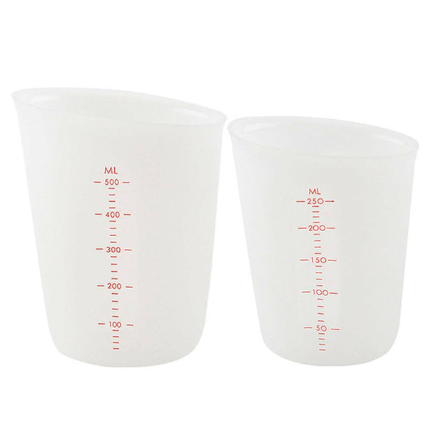 250/500ML Silicone Measuring Cup Resin Glue DIY Tool Jewelry Measuring Cup Spoon