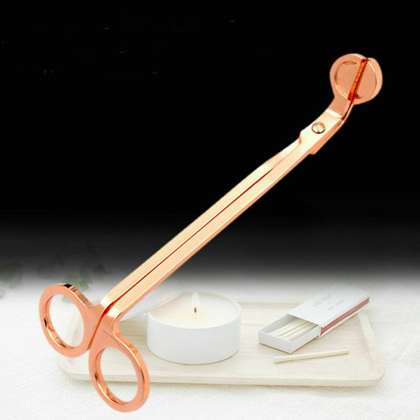 Steel Candle Wick Trimmer Oil Lamp Trim Scissor Cutter Tool Hook Clipper Candles