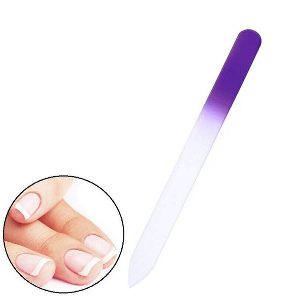 Durable Crystal Glass Nail File Buffer Art Files Manicure
