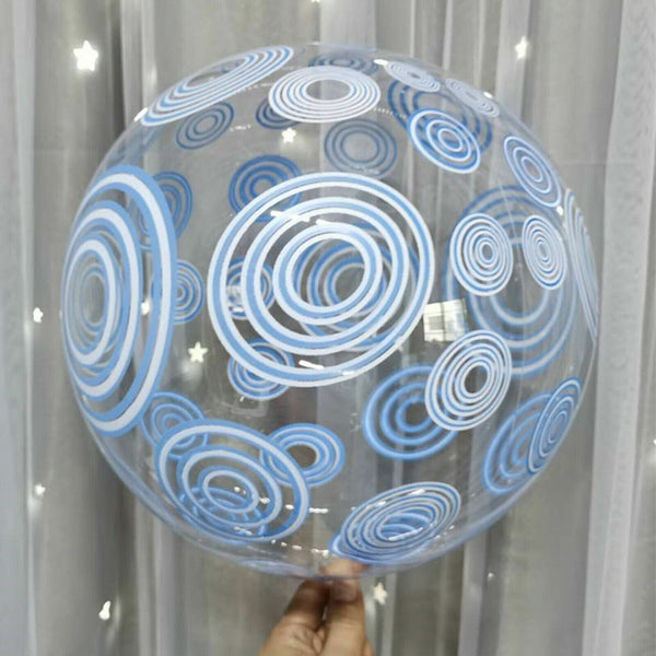 20inch Clear Large Round BOBO Bubble Balloons Transparent Weddings Party Decor