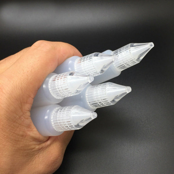 10x Squeezable Empty Plastic Needle Tip Oil Liquid Dropper Bottle Eye Drop 15ML