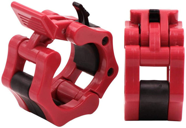 4x 25mm Barbell Clamp Collar Clip Olympic Weightlifting Lift Spring Dumbell Lock