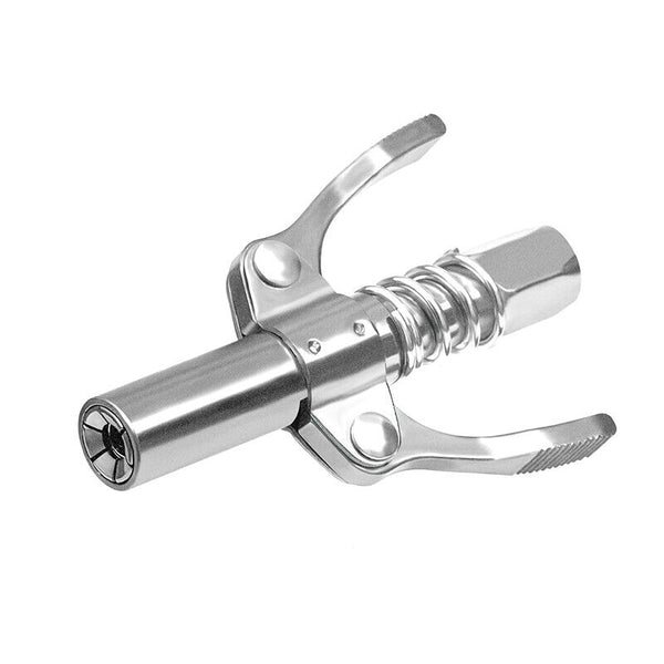 Grease Tool Coupler Heavy-Duty Quick Lock Double Handle Leak-Free Grease Gun AU