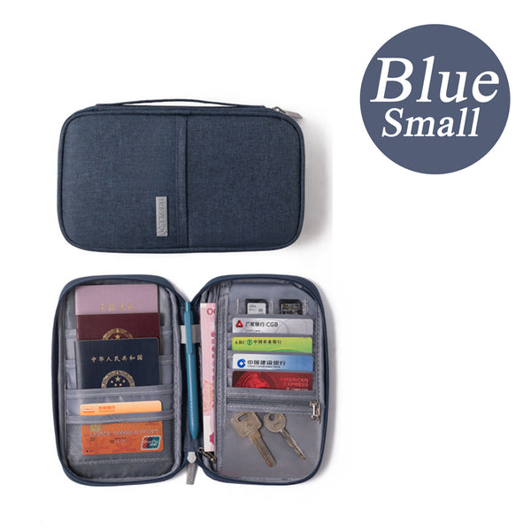 Waterproof Passport Holder Travel Document Wallet RFID Bag Family Case Organizer