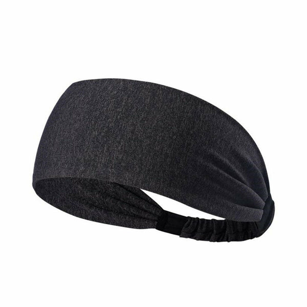 2x Headband Men Women Sweatband Head Band Hair Gym Yoga Stretch Sport Sweat Band