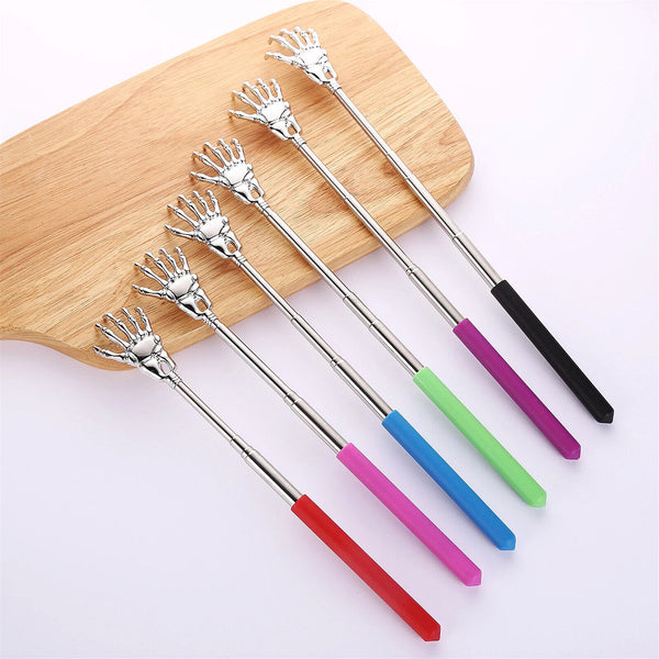Extendable Back scratcher metal claw telescoping backscratcher massager extend - Lets Party