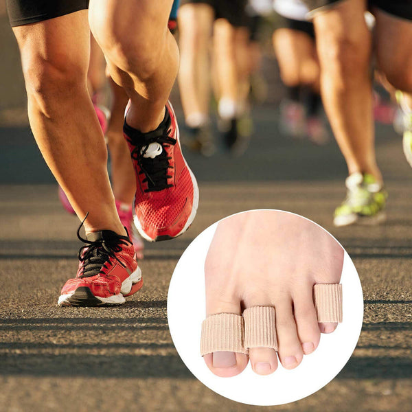5/10X Silicone Toe Sleeve Gel Toe Cap Cover Protector Finger Tube Pain Relief AU