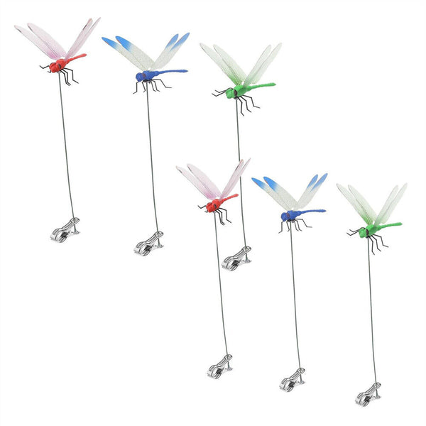 Dragonfly Clip-On Natural Deer Fly and Horse Flies Deterrent Stakes Clip