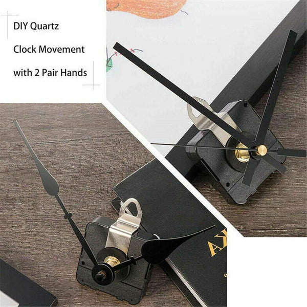 Silent Quartz Movement Wall Clock Motor Mechanism Long Spindle Repair Kit Sel AU