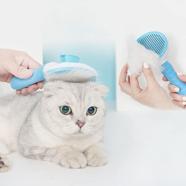 Grooming Brush For Dog Cat Deshedding Tool Rake Comb Fur Remover Reduce Pet Hair