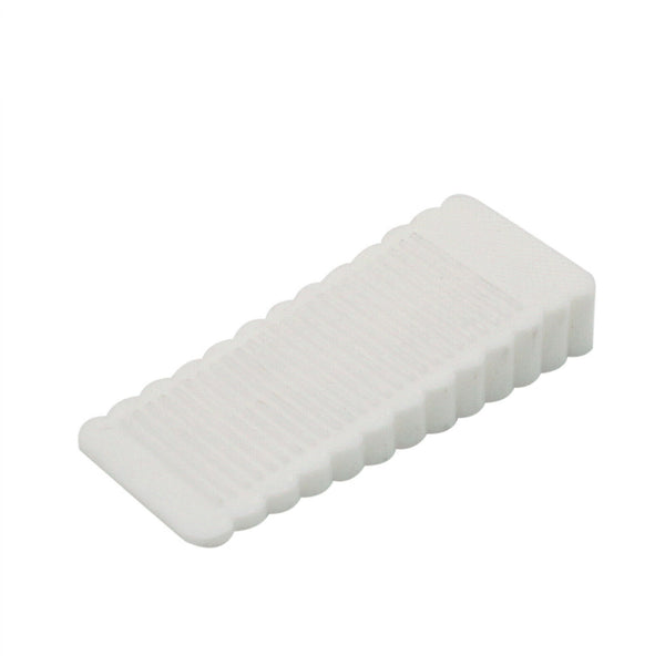 2PCS Thick Rubber Wedge Door Stoppers Floor Carpet Heavy Duty Door Stop White AU
