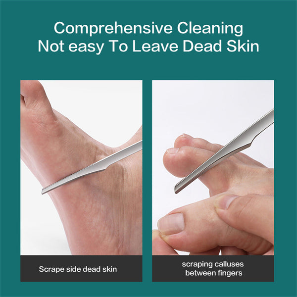 Stainless Steel Foot Pedicure Knife Callus Dead Skin Remover Scraper Tool Scrapi
