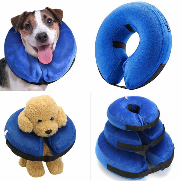 Pet Dog Inflatable Soft Healing Collar Cone Wound Medical Cat Protective Jackets