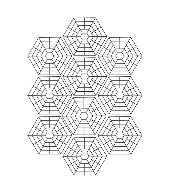 20/40x Floating Pond Protectors Plastic Net Fish Guard Grid Cover for Birds Pest