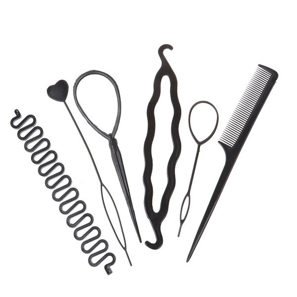 6/12X Hair Tool Set Design Styling Braiding Accessories DIY Girls Women Clip Pin