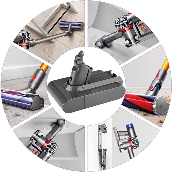 Battery For Dyson V6 DC58 V6 Animal DC59 DC61 DC62 SV06 967810-02 Slim Sony Cell - Lets Party