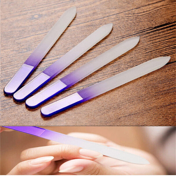Durable Crystal Glass Nail File Buffer Art Files Manicure