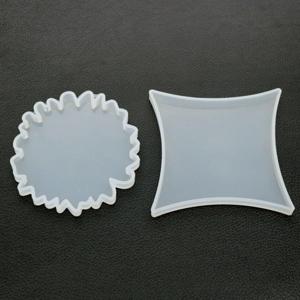 Coaster Tea Cup Mat Mold Silicone Moulds For Craft DIY Epoxy Resin Casting Decor