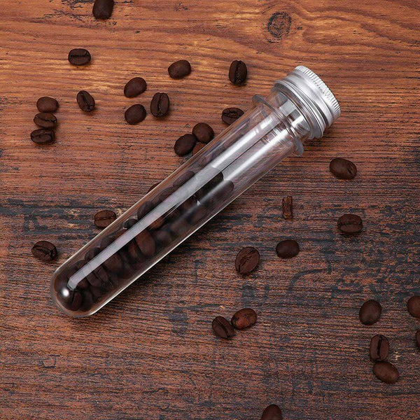 200PCS Clear Plastic Test Tube Screw Cap Bath Salt Container Jelly Candy Bottle