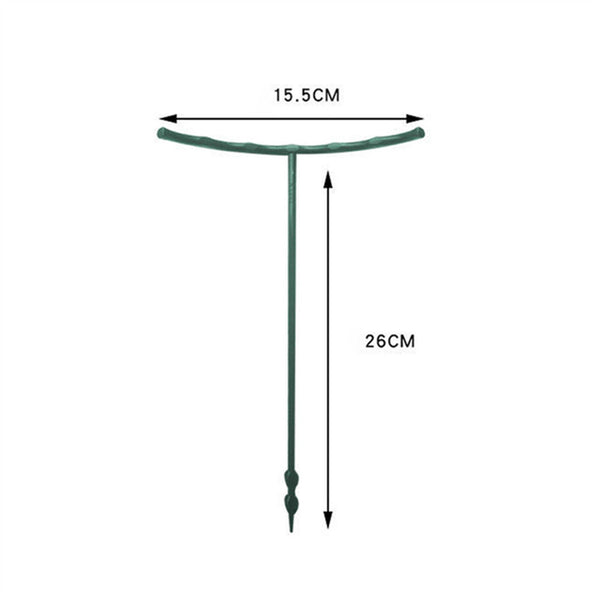 8X Stakes Plant Support Stand Garden Climbing Trellis +50X Plant Garden Clips AU
