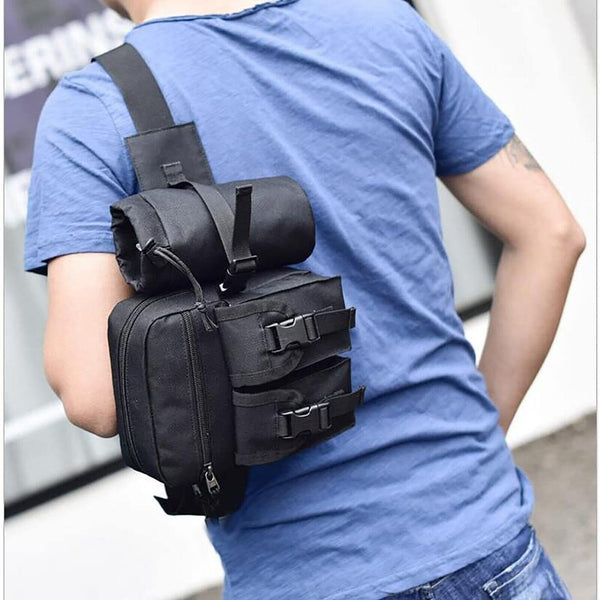 Tactical Waist Bag Belt Military Fanny Pack Pouches Buckle Men Bum Utility Black