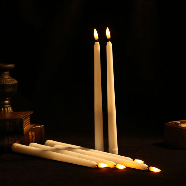 LED Flameless Taper Candles Battery Operated Light Lamp Party Wedding AU