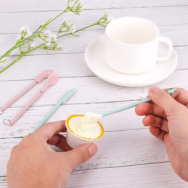 2-4pcs Silicone Telescopic Spatula Multipurpose Double-Headed Cream Cake Scraper