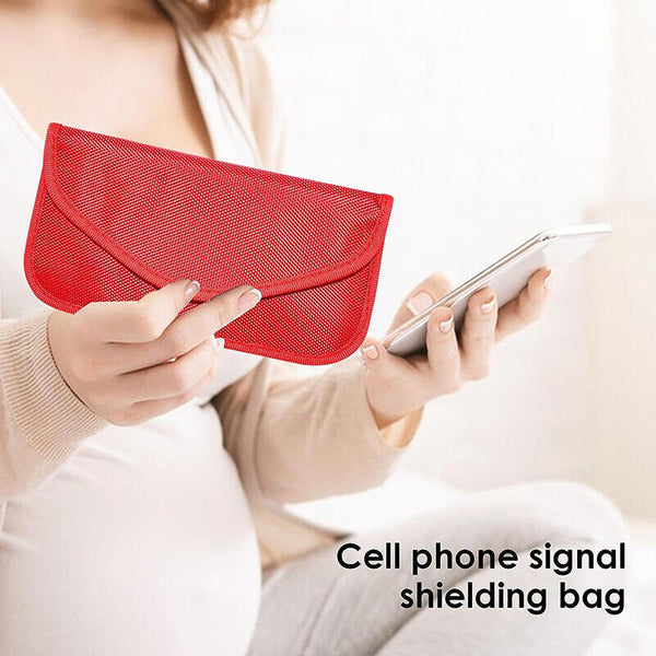 Car Key Signal Blocker Case For Faraday Cage Fob Pouch Keyless RFID Blocking Bag