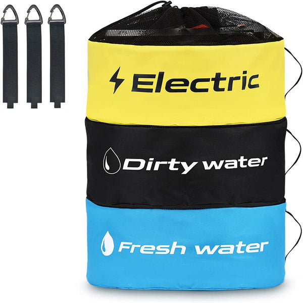 Hose Bag Caravan Camping RV Cable Organizer Water Hose Electrical Cords Storage