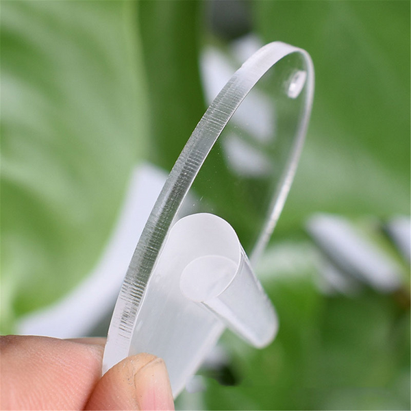 20 Pcs Clear Blank Acrylic Christmas Bauble DIY Xmas Decoration 75mm Flat Decor