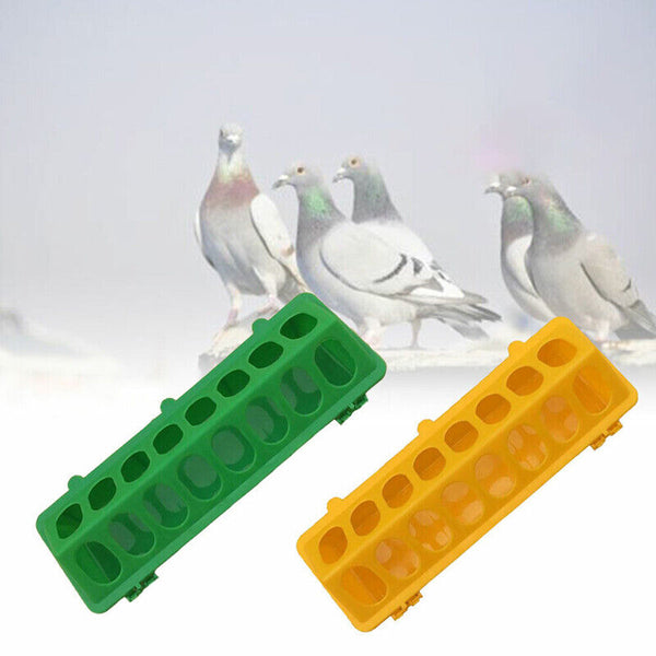 30cm Feeder Storage Trough Quail Drinker Plastic Wild Stable Chick Birds Pigeons