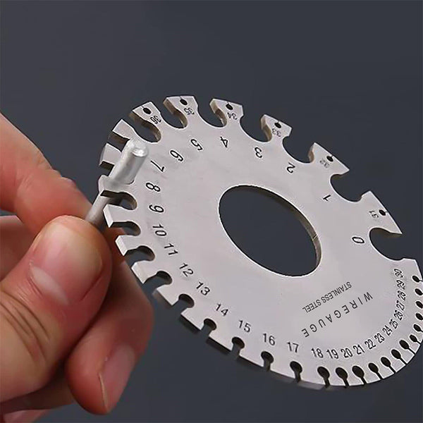 2X Metal Sheet Thickness Gauge Welding Gauge Wire Round Dual Welding Tool New AU