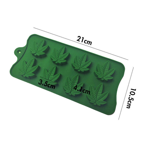 8 Maple Leaf Silicone Mold Baking Moulds For Mousse Cake Fondant Chocolate Candy