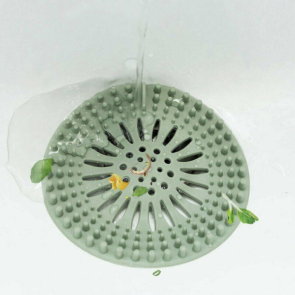 Silicone Drain Cover Sink Catcher Hair Stopper Plug for Bathroom Floor Laundry