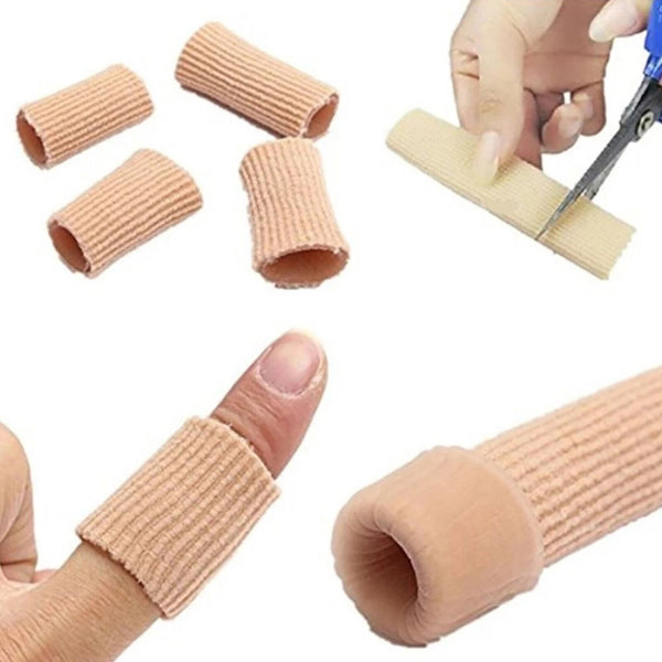 5/10X Silicone Toe Sleeve Gel Toe Cap Cover Protector Finger Tube Pain Relief AU