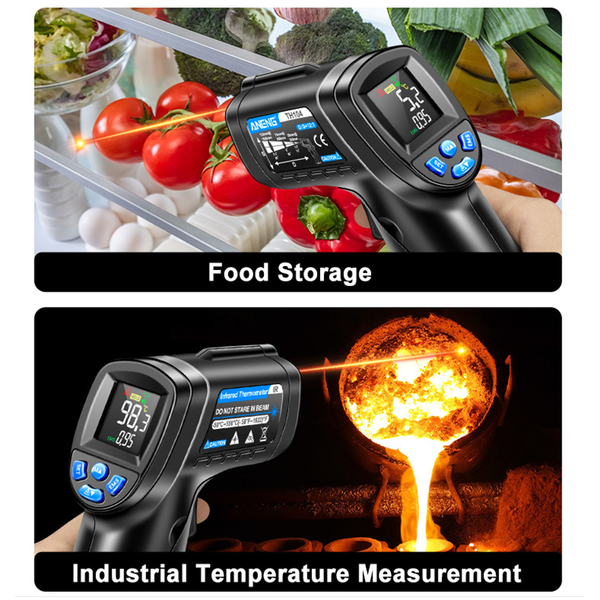IR Infrared Thermometer Food Pizza BBQ Oven Laser Sensor Digital Temperature Gun